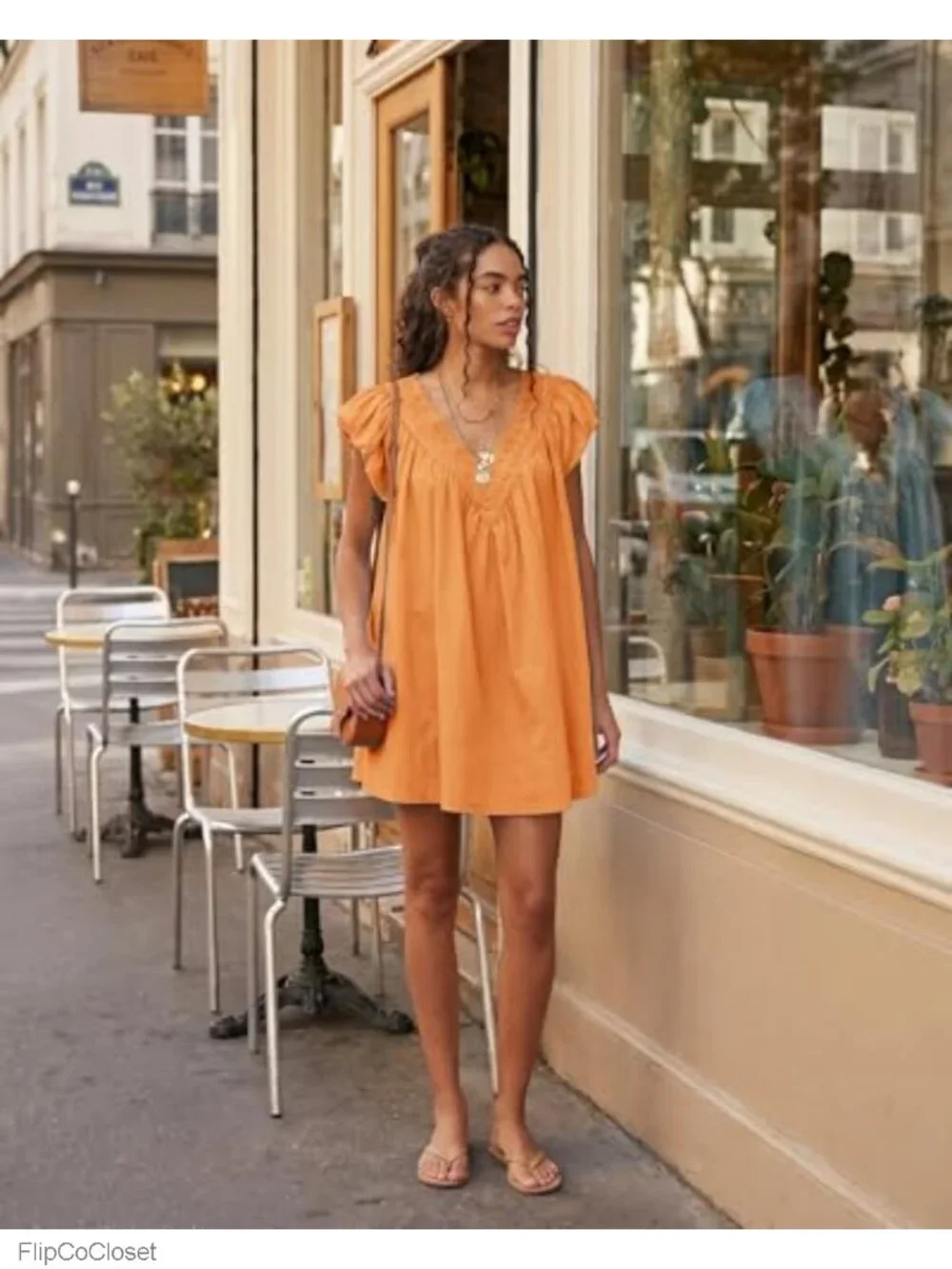 Boho Tunic Dress Oversized Flowy Beach Cover Up with Pockets_3